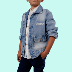 Casaca Denim Lucca Celeste