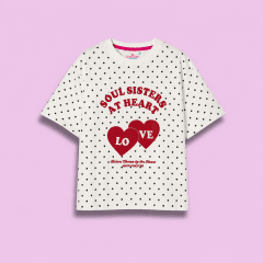Camiseta Love Blanco
