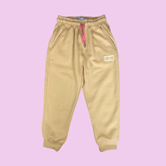 Jogger Franela Beige