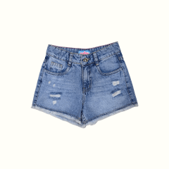 Short Denim Alba Celeste