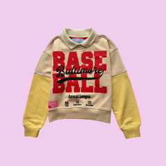 Sudadera Cuello Baltimore Beige