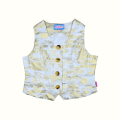 Blusa Lino Shiny Dorado