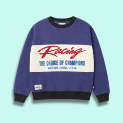 Sudadera Franela Racing Plomo