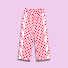 Palazzo  Polka Dots Rosado