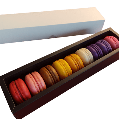 Medidas: 5 X 5 X 34 - 10 Macarons