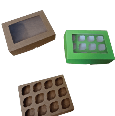 Medidas: 5 X 22 X 17 - 12 Mini Cupcakes1