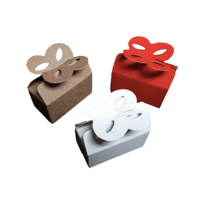 Medidas: 3,5 X 3,5 X 6,5 - 2 Bombones Mariposa