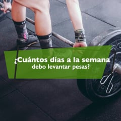 ¿Cuántos días a la semana debo levantar pesas?
