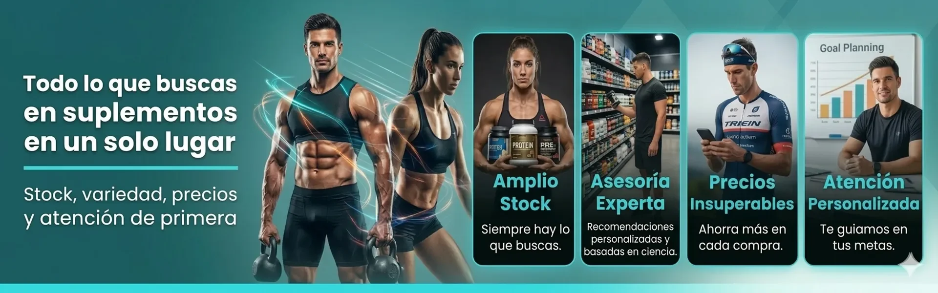 La mejor suplementación deportiva está en NutritionGO