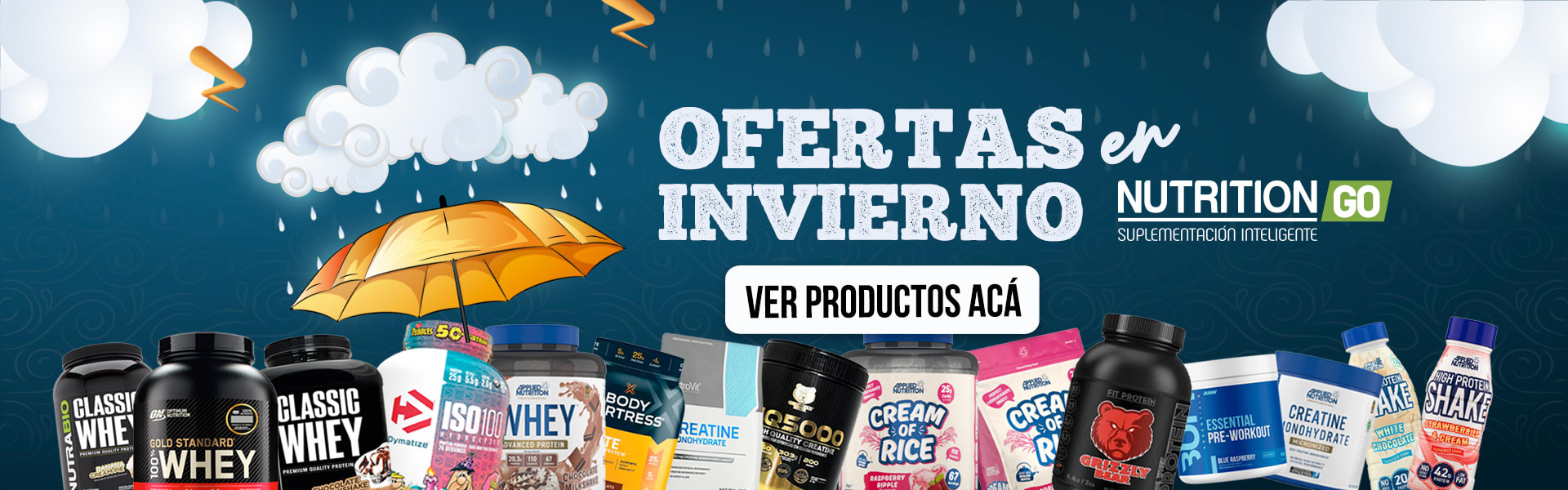 Que el frío no te detenga! Hemos preparado muchas ofertas en tus suplementos favoritos!