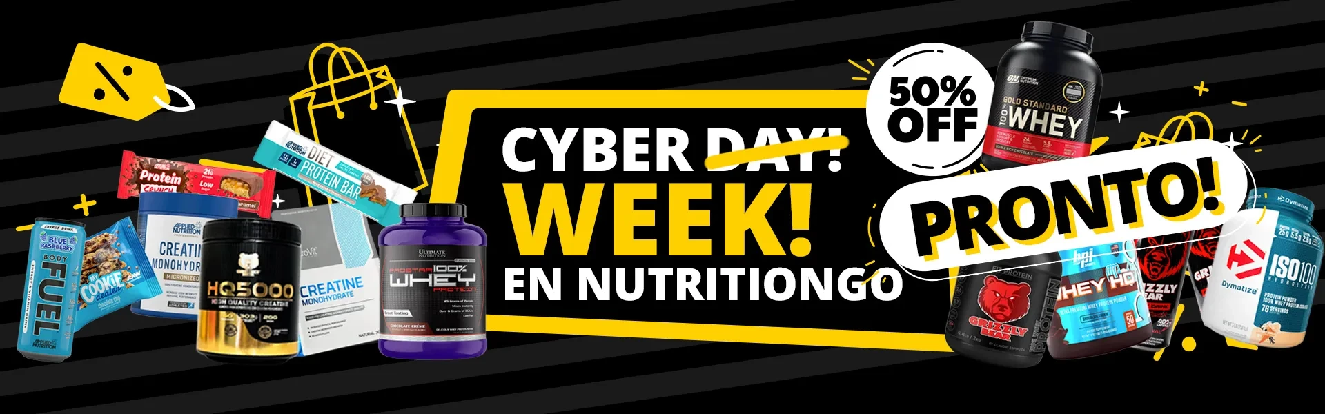 Se vienen las mejores ofertas en este CyberWeek de NutritionGO!