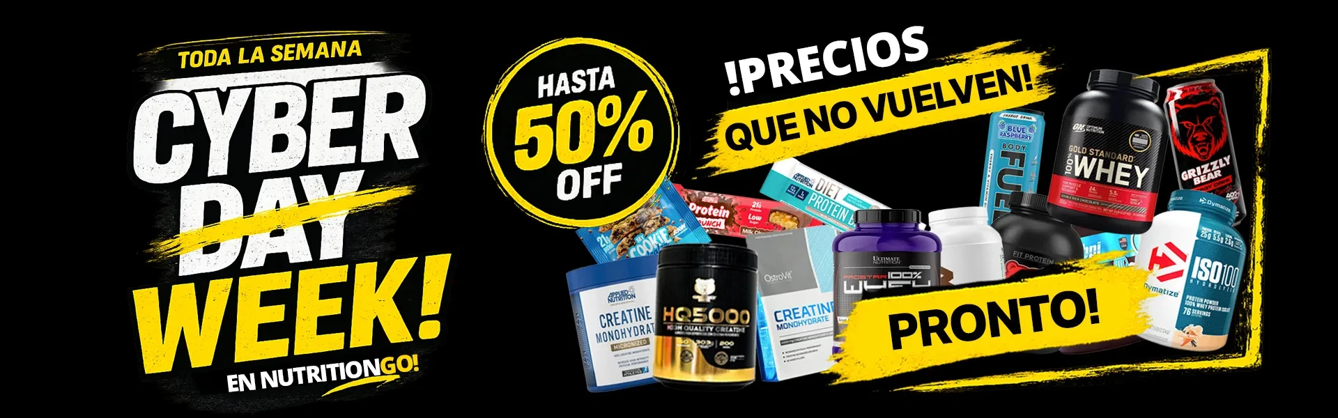 Se vienen las mejores ofertas en este CyberWeek de NutritionGO!