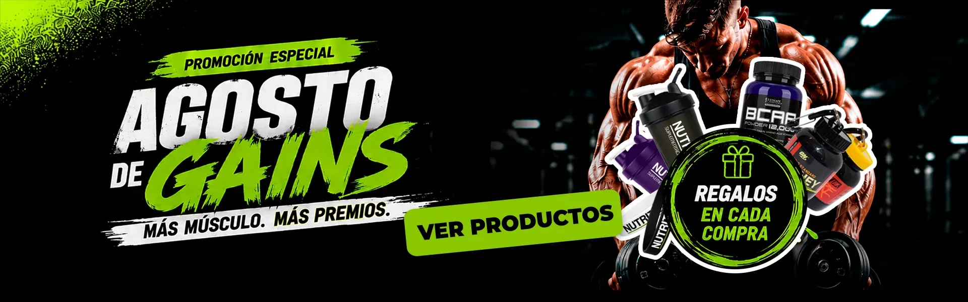 Agosto de GAINS + Regalos, increíbles regalos solo por este mes