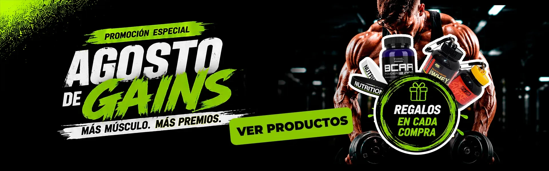 Agosto de GAINS + Regalos, increíbles regalos solo por este mes