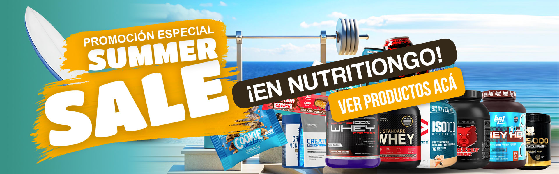 Este verano llegó con Summer Sale, promociones en los mejores suplementos