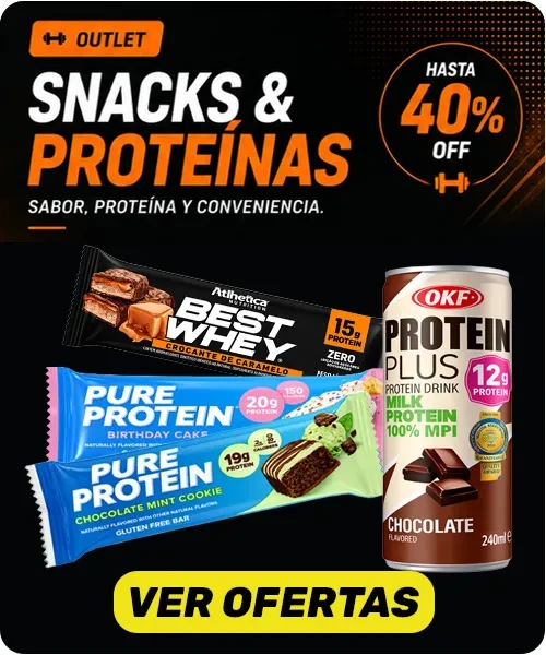 OUTLET - Snacks y proteínas