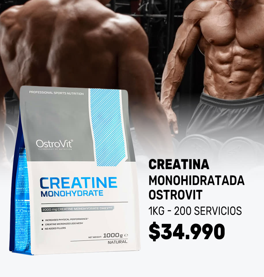 Creatina Monohidratada Ostrovit 1000 g – 200 porciones