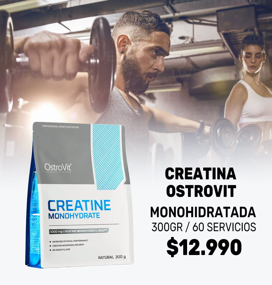 Creatina Monohidratada Ostrovit  60 servicios