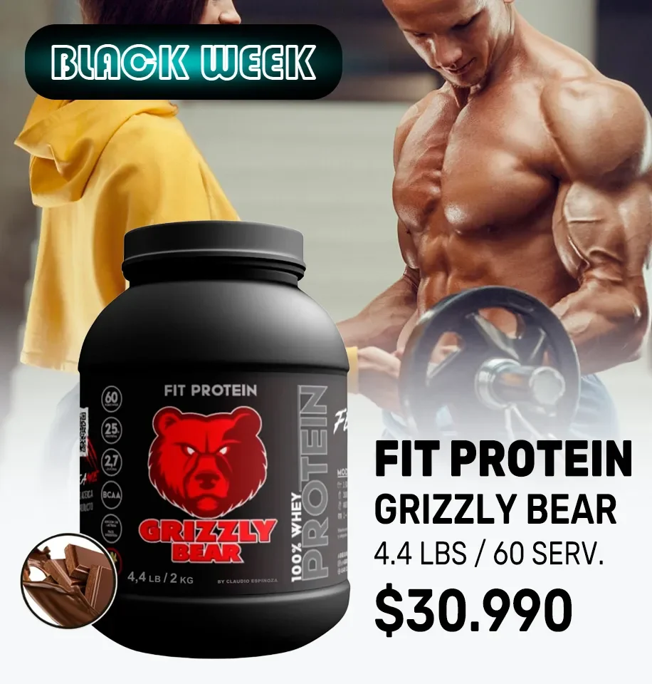 Proteína Fit Protein Grizzly Bear 4.4 lb (2 kg) – 60 porciones