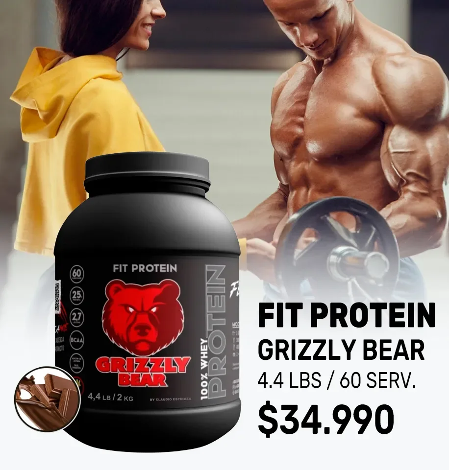 Proteína Fit Protein Grizzly Bear 4.4 lb (2 kg) – 60 porciones
