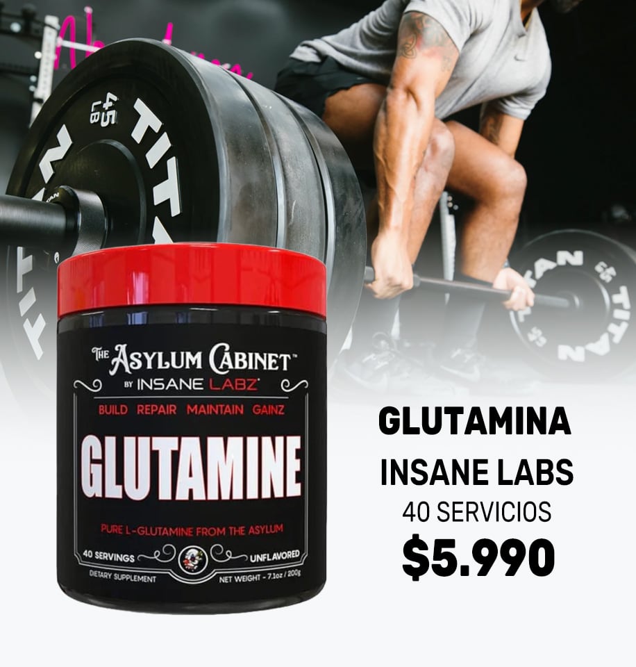 Glutamina insane Labz 40 Servicios.