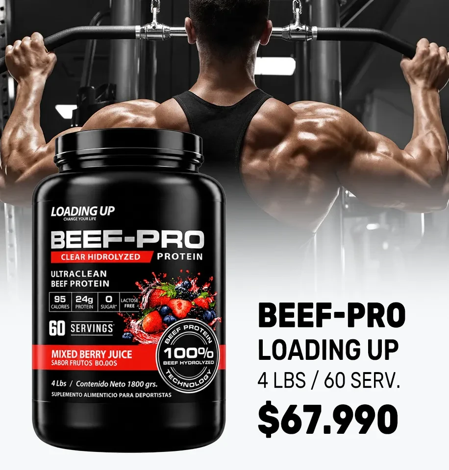 Beef-Pro Loanding Up 4 lb (1.8 kg) – 60 porciones