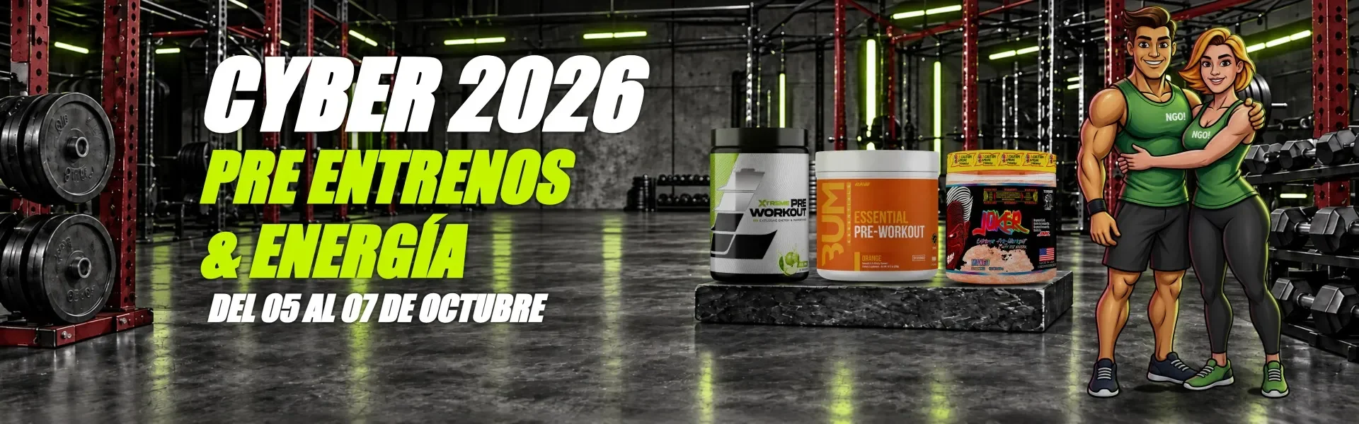 CYBER 2026 Pre entrenos y energía