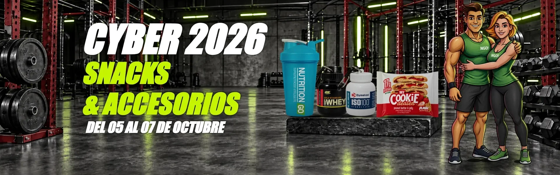 CYBER 2026 Snacks y Accesorios