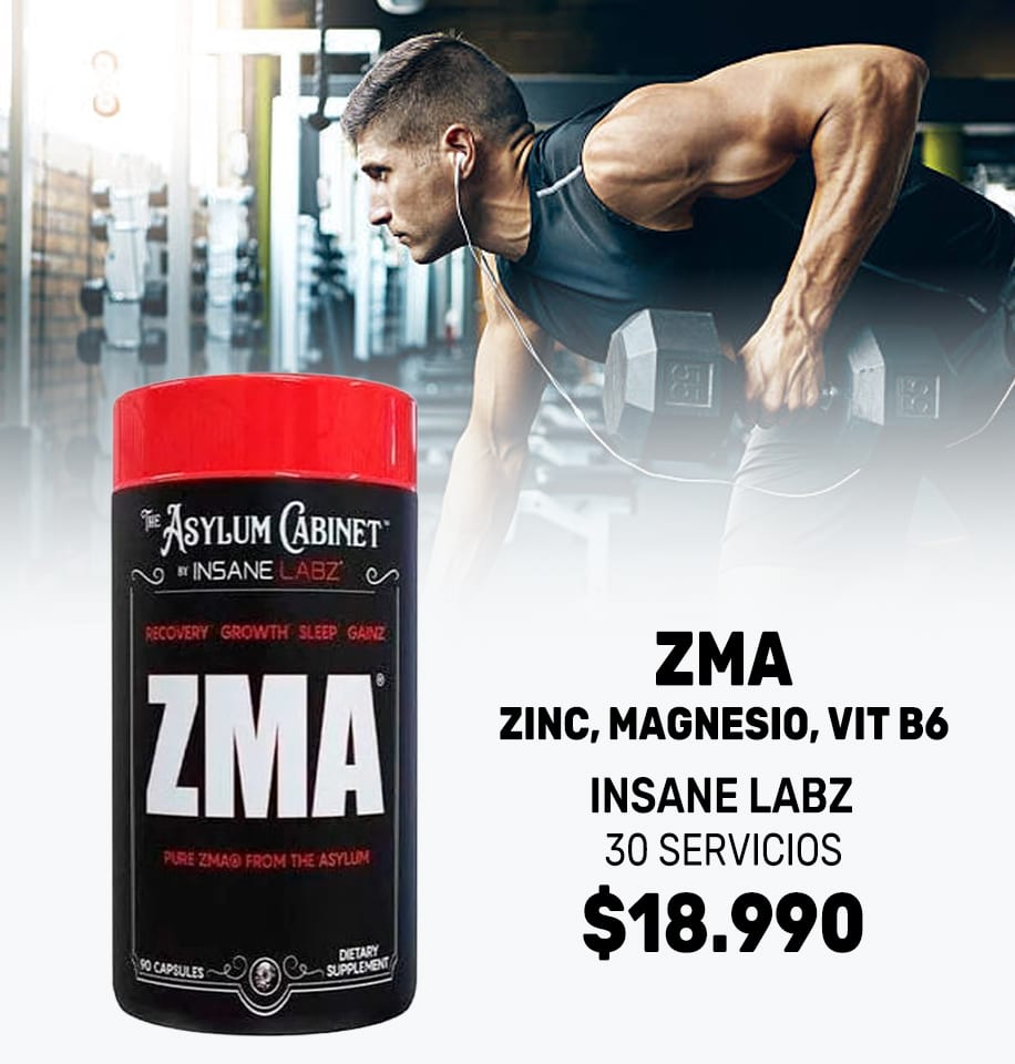 ZMA 491MG Insane Labz 90 Cápsulas