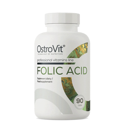 Acido Folico Ostrovit 90 Tabletas.