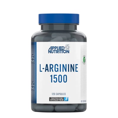 Arginina 1500MG Applied Nutrition 120 Cápsulas.