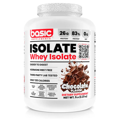 Whey Isolate Basic Supplement 5 lb (2.2 kg) – 71 porciones