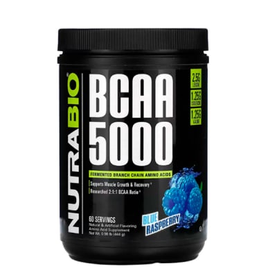 Bcaa 5000 NutraBio 60 Servicios.