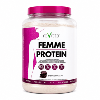 Whey Femme Protein Revitta 2.2 lbs (1 kg) – 30 Porciones