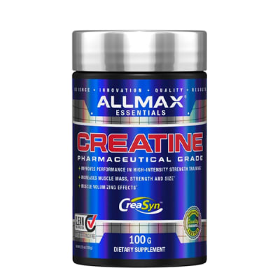 Creatina AllMax 100 Gramos 20 Servicios.