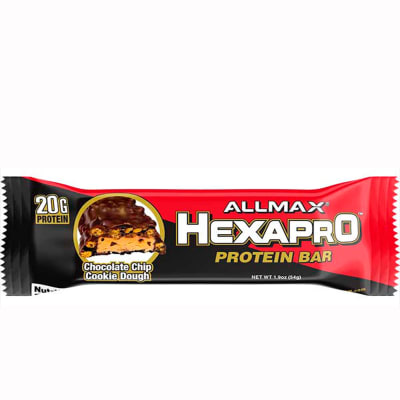 Barra Proteica HexaPRO Protein Bar Allmax 20G de Proteína 45G C/U.