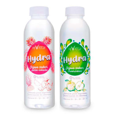 Hydra Agua Saborizada Multivitaminico Revitta 550ml.