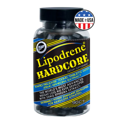Lipodrene Hardcore Hi-Tech 90 Cápsulas.
