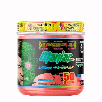 Maniac Extreme Pre Workout 30 Servicios.