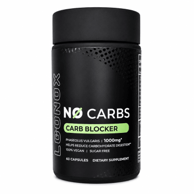 Liponox No Carbs Bloqueador de Carbohidratos 60 Capsulas.