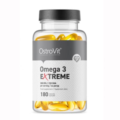 Omega 3 Extreme 750MG Ostrovit 180 Cápsulas.