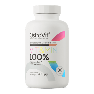 100% Vit&Min Ostrovit 30 Tabletas.