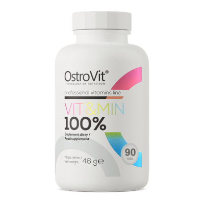 100% Vit&Min Ostrovit 90 Tabletas.