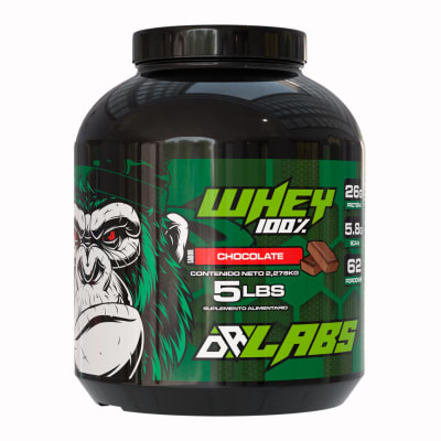 Proteína Whey 100% Dr. Labs 5 lb (2.2 kg) – 62 porciones
