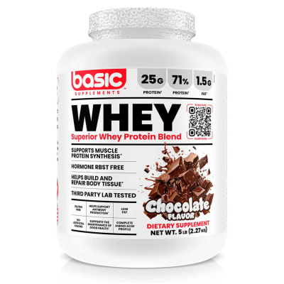 Whey Protein Basic Supplement 5 lb (2.2 kg) – 64 porciones