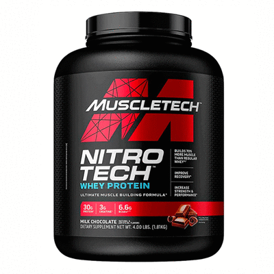Nitro Tech Whey Protein 4 lb (1.8 kg) – 40 porciones