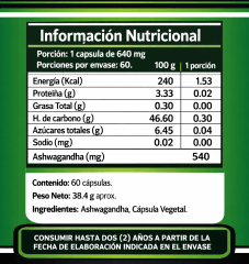 Ashwagandha 540 mg Grizzly Bear – 60 porciones 2