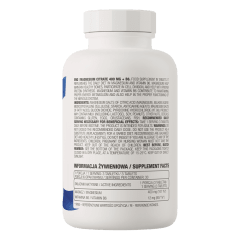 Citrato de Magnesio 400MG+B6 Ostrovit 90 Tabletas. 2