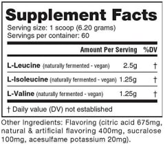 Bcaa 5000 NutraBio 60 Servicios. 3