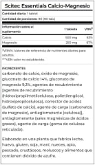 Calcio y Magnesio 750MG Scitec Nutrition 90 Tabletas. 2